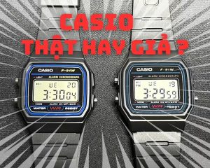 Cách phân biệt đồng hồ Casio thật và giả đơn giản nhất 2