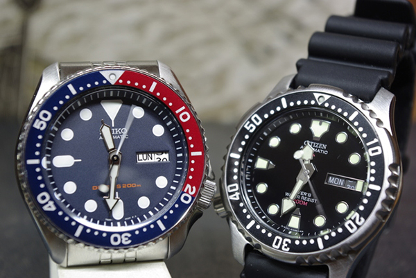 So sánh phong cách Diver của Seiko và Citizen 4