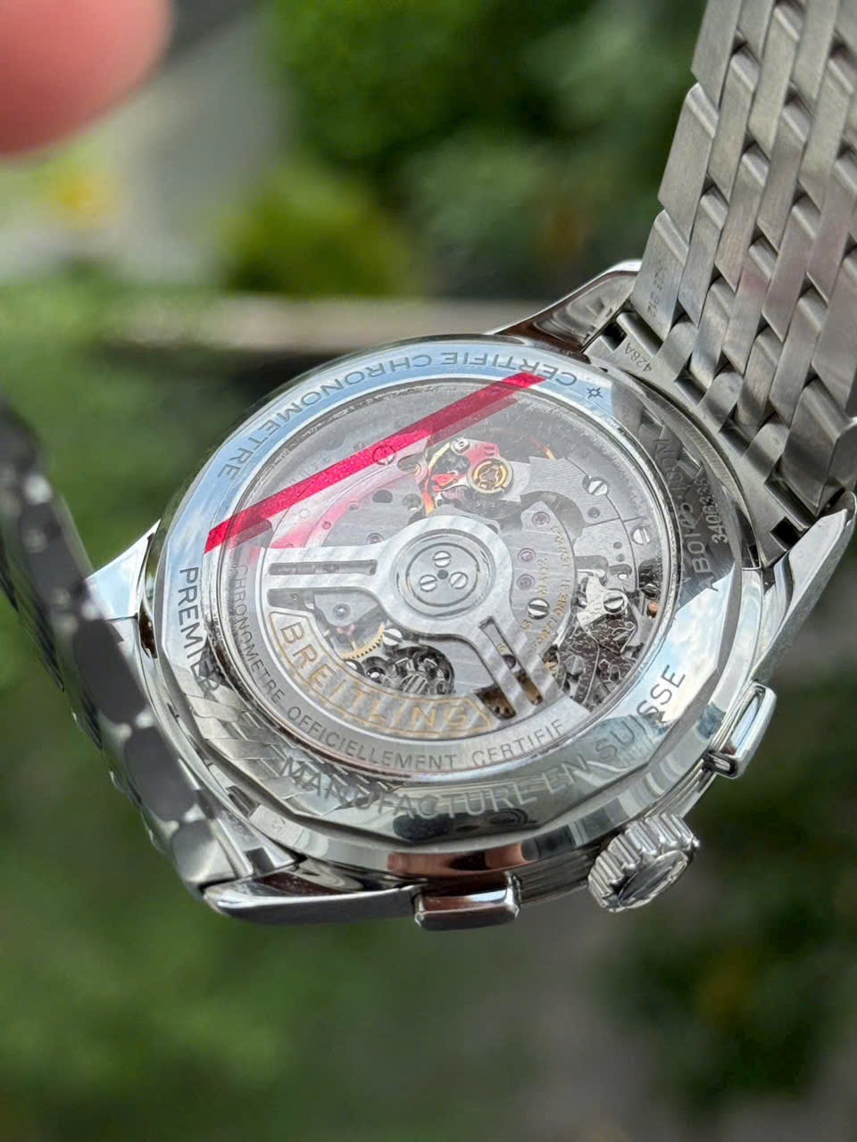 Breitling Premier Chronograph AB0145331K1A1 - mặt cá hồi - 42mm