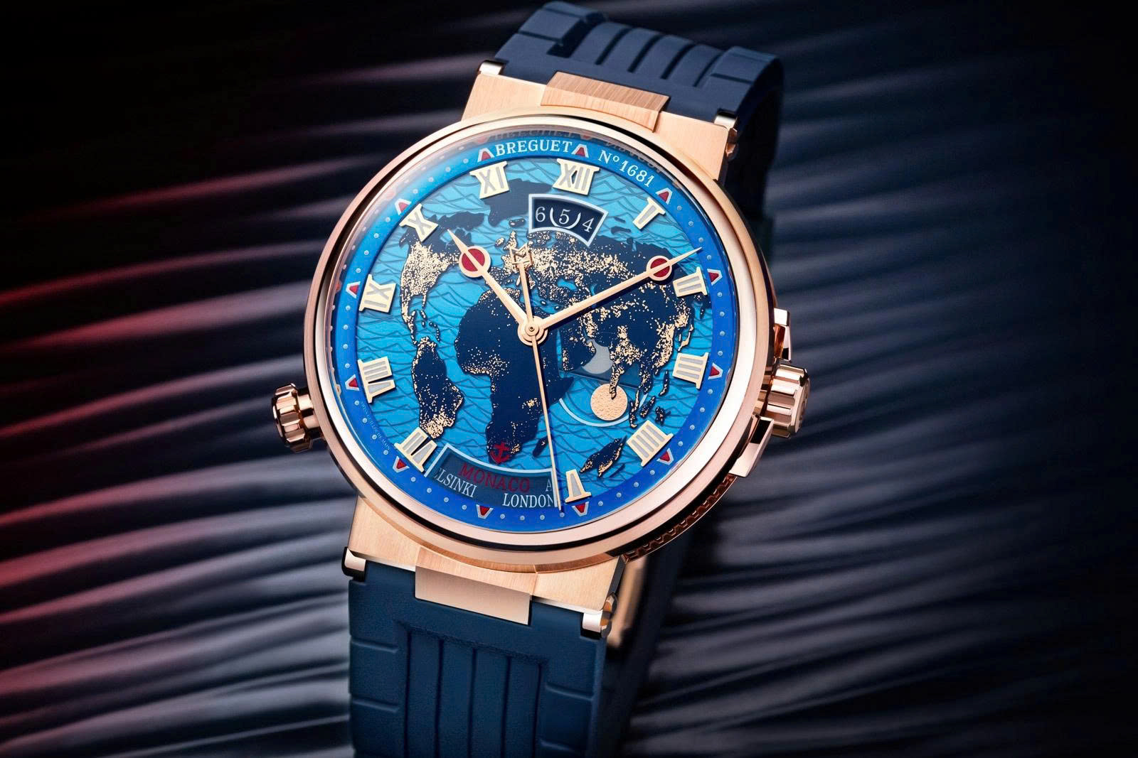 Vẻ đẹp sang trọng của mẫu đồng hồ thể thao Breguet Marine 3