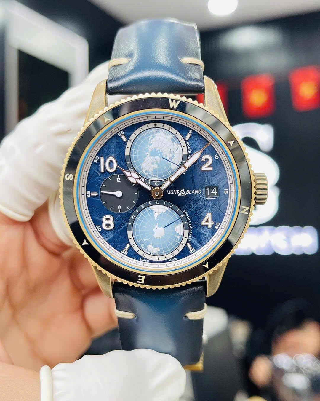 Khám phá vẻ đẹp chiếc đồng hồ Montblanc 1858 Geosphere đỉnh cao 3