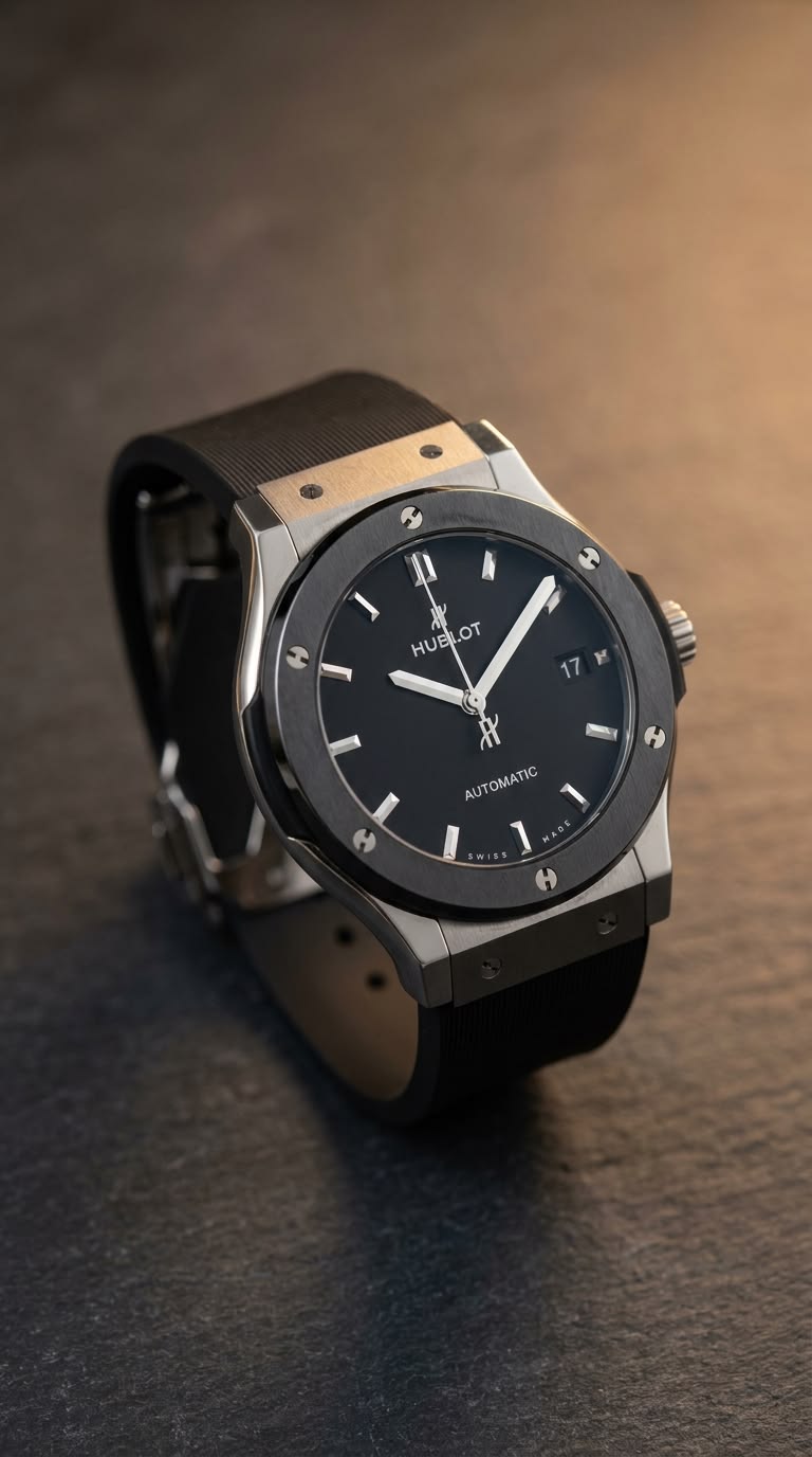 Vẻ đẹp chế tác xuyên thấu trên mẫu Hublot Classic Fusion 1