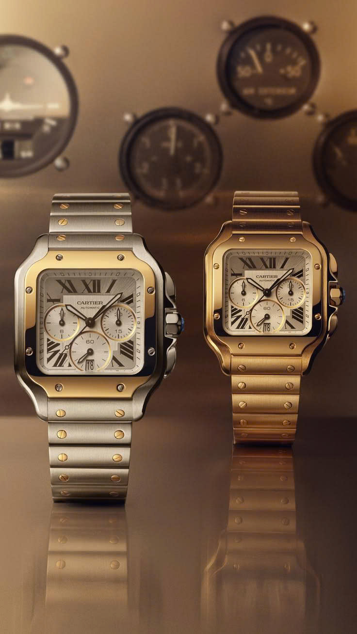 Giải mã DNA thiết kế bất đối xứng Cartier Santos Dumont 3